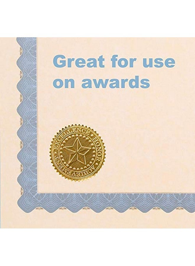 Great Papers! Star Embossed Official Gold Foil Certificate Seal for Achievements and Awards, 48 Count (903419) - Image 3