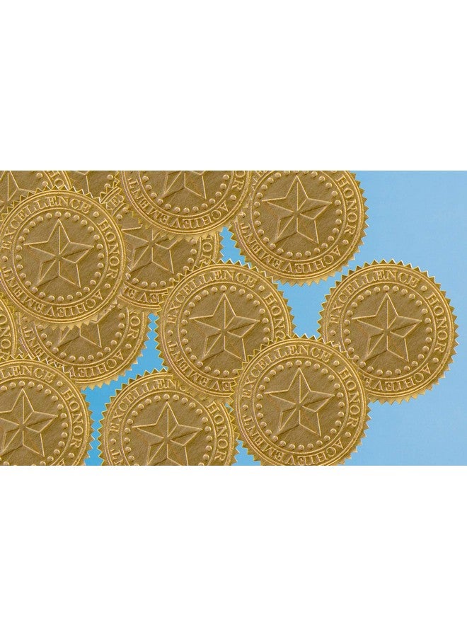 Great Papers! Star Embossed Official Gold Foil Certificate Seal for Achievements and Awards, 48 Count (903419) - Image 4