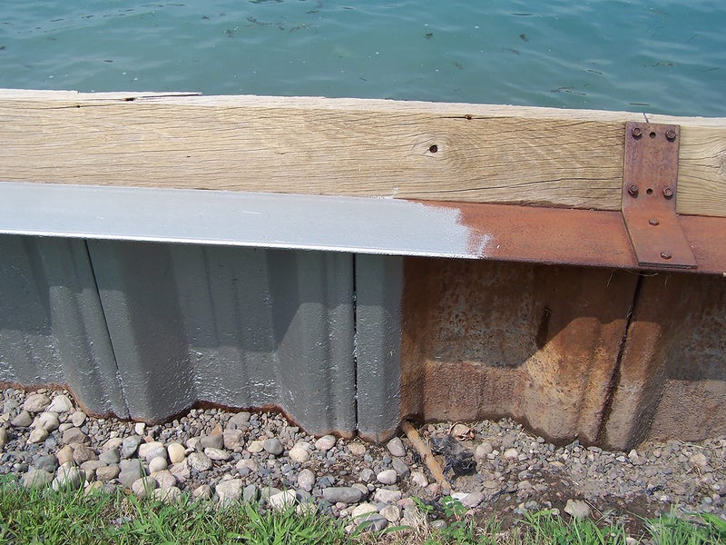 RUST BULLET طلاء رست بوليت الصناعي - مثبط صدأ، طلاء واقي بقوة صناعية مقاوم للأشعة فوق البنفسجية - لا حاجة لطبقة علوية، رمادي معدني - Image 3