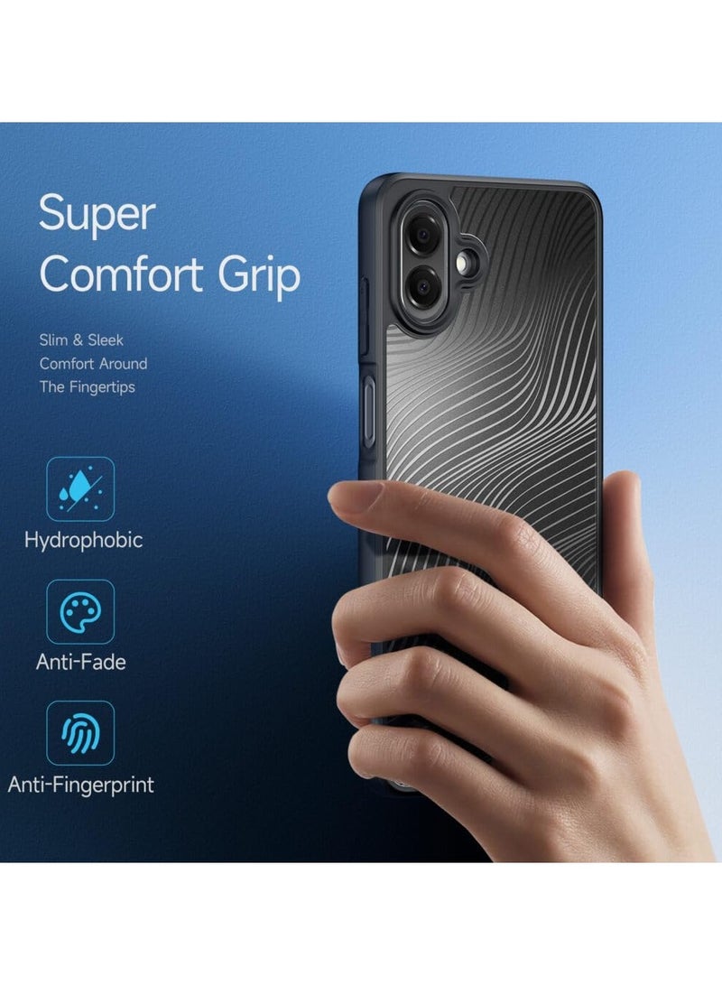 عام غلاف واقي لهاتف Samsung Galaxy A07 - تصميم رفيع 【سليم فيت】، مقاوم لبصمات الأصابع، نهائي غير لامع 【ملمس مات】، مع حماية متكاملة للكاميرا - Image 2