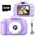 Dylanto Upgrade Kids Selfie Camera Christmas Birthday Gifts for GirlsBoys Age 39 HD Digital Video Cameras for Toddler Portable Toy for 3 4 5 6 7 8 Year Old GirlsBoys with 32GB SD Card Purple - Image 4