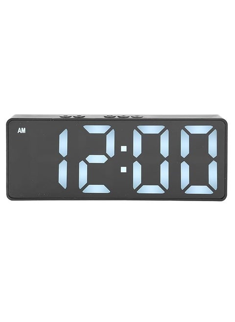 Digital Alarm Clock With Led Time Display Temperature Detect Voice Activated Brightness Adjustable Big Number Alarm Clock Easy To Use For Bedroom Bedside