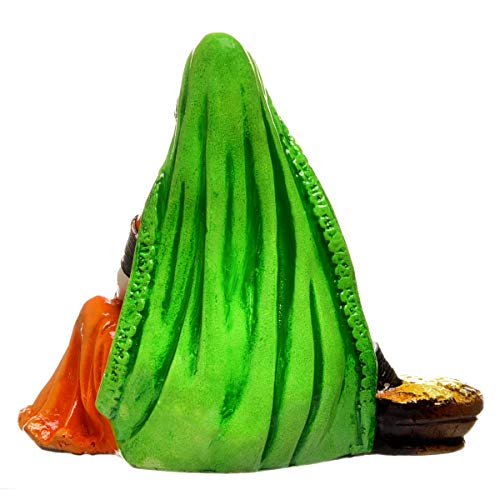 Karigaari India Handcrafted Rajasthani Lady Making Chakki Polyesine Idol Showpiece for Home Decor. - Image 5