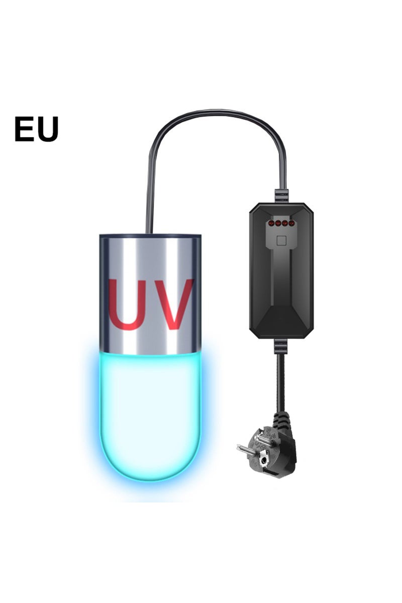 erorex EU Plug Mini Aquarium Ultraviolet Lamp Fish Tank Uv Clean Light Removing Microorganisms Stabilize Wa