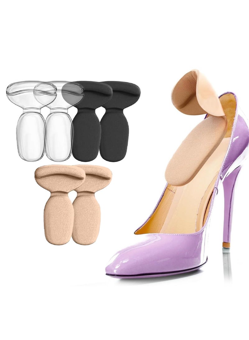 كيرتيك بطانات كعب لحماية الكعب (3 قطع) وسادات كعب للأحذية الفضفاضة، بطانات كعب ذاتية اللصق، نعل داخلي محسّن يمنع انزلاق الكعب وظهور البثور - Image 1