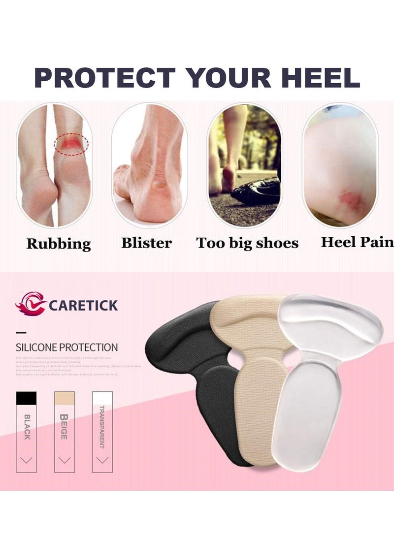 كيرتيك بطانات كعب لحماية الكعب (3 قطع) وسادات كعب للأحذية الفضفاضة، بطانات كعب ذاتية اللصق، نعل داخلي محسّن يمنع انزلاق الكعب وظهور البثور - Image 5