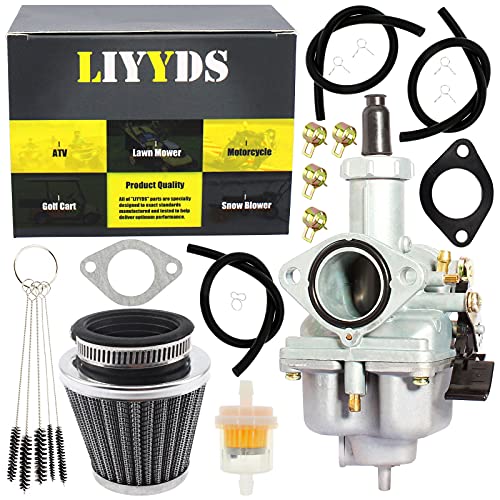 LIYYDS PZ26 Carburetor Hand Choke for 100cc-110cc 125cc 140cc 150cc 4-stroke Engines CB125 XL125S TRX250 TRX250EX Recon ATC185 ATC185S ATC200 ATC200S ATC200X GY6 ATV Quad Go Kart Buggy DB17 Dirt Bike - Image 1
