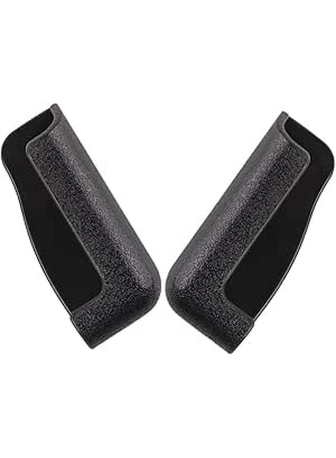 2Pcs Black Adjustable Angle Self Adhesive Car Phone Holder Dashboard Mount For Secure Navigation - Image 1