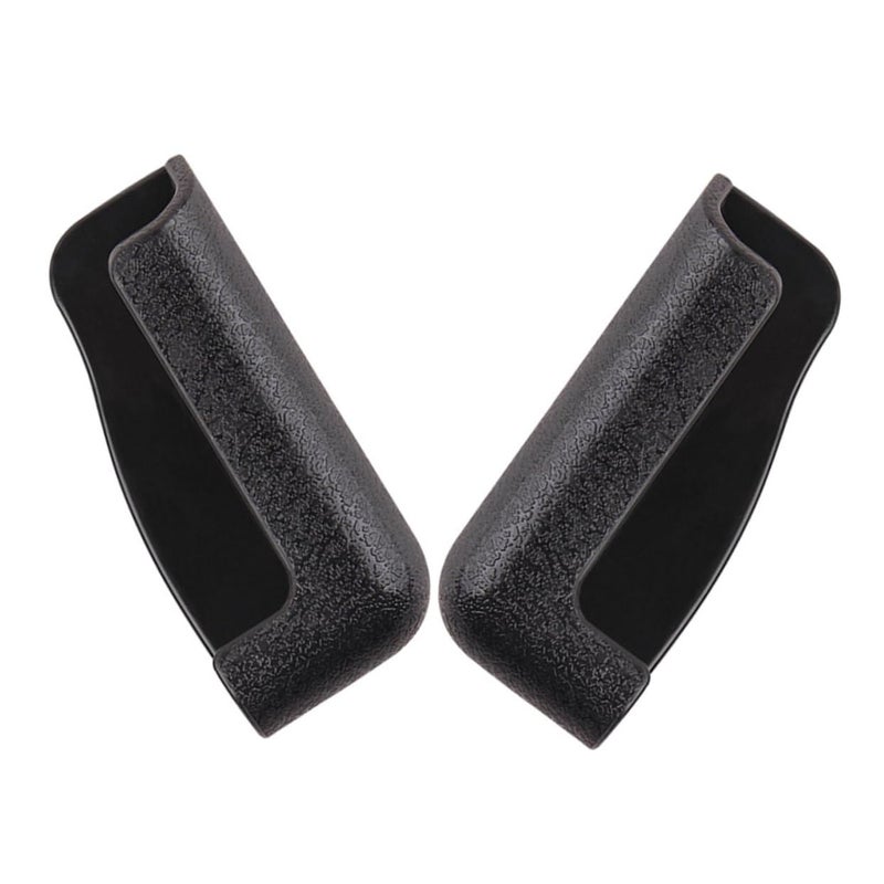 2Pcs Black Adjustable Angle Self Adhesive Car Phone Holder Dashboard Mount For Secure Navigation - Image 2