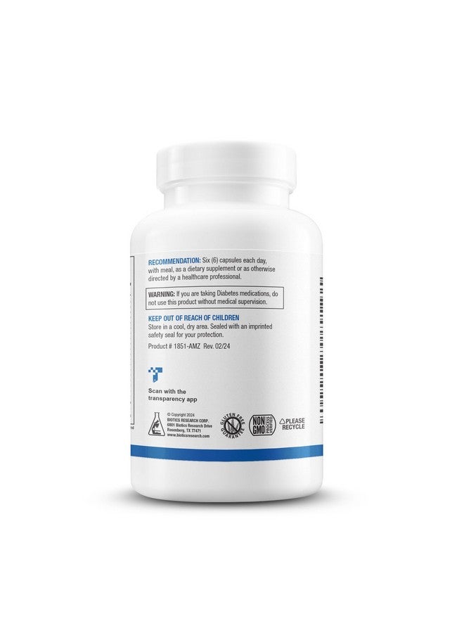 Biotics Research Biotics Research GlucoBalance Chromium, Vanadium, L carnitine Supplement, Supports Metabolic Health and Maintain Healthy Blood Lipid Levels - 180 Capsules - Image 2