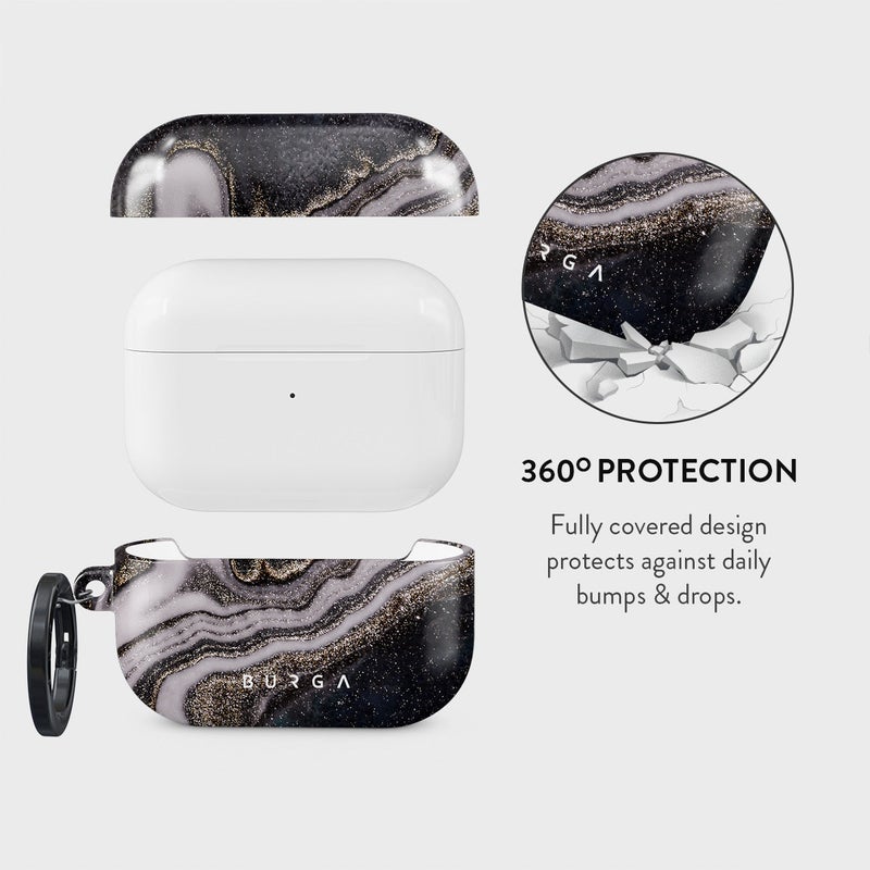 Burga AirPods Pro Magic Night Protective Elegant Case For Apple AirPods, Cover Charging LED Visible, Scratch-Resistant, Shockproof Case - Image 2