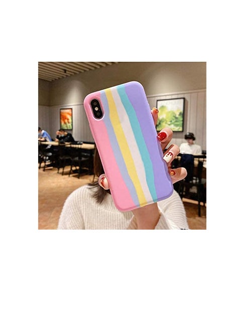 Color Liquid Case for iPhone x/xs Case Cover Smooth Silicone Full Protection with Elegant Look