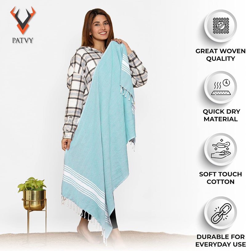 PATVY Bath Towel Water Green - Image 2