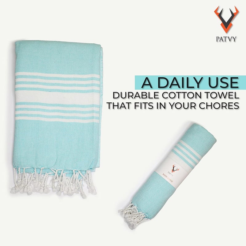 PATVY Bath Towel Water Green - Image 4