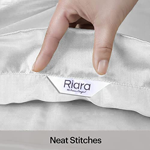 Riara Satin Silk Pillowcase Pillow Case Covers with Envelop Closure for Hair and Skin Home Bed Decor Set of 2 Pillowcase Free 3 Pc Scrunchie (Regular Size (18"x27"), Silver Gray) - Image 5