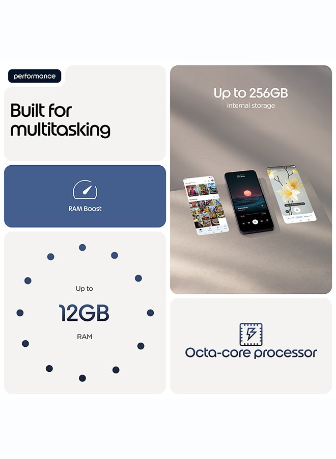 موتورولا G17  Dual SIM 4G PANTONE Evening Blue 4GB RAM 256GB - Middle East Version - Image 3
