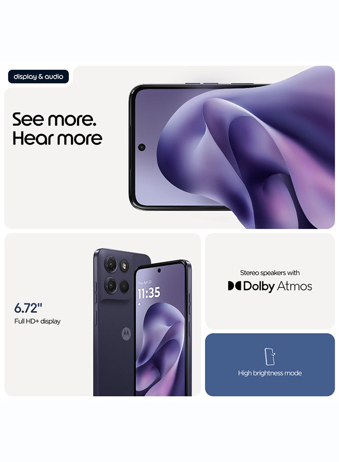 موتورولا G17  Dual SIM 4G PANTONE Evening Blue 4GB RAM 256GB - Middle East Version - Image 5