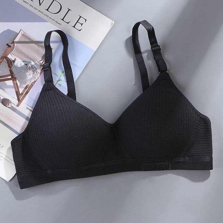 Cotton Comfort Seamless Girls Bra Green - Image 3