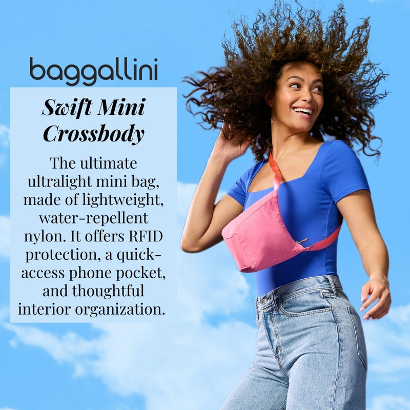 Baggallini Swift Mini Crossbody Bag for Women - 4.5x7 Small Travel Purse with Crossbody Strap and RFID - Image 2