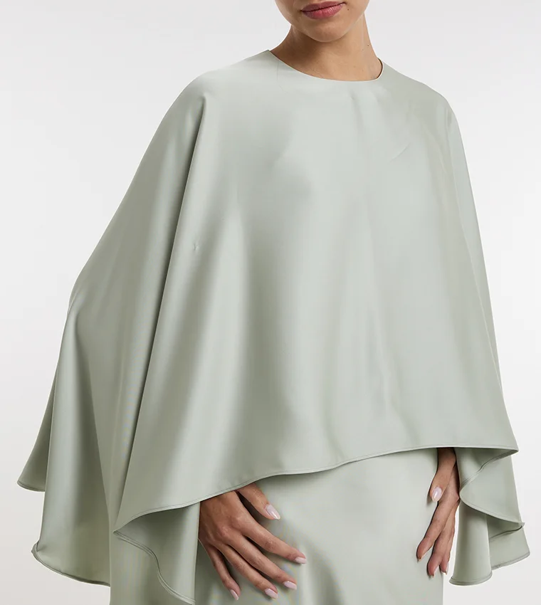 BCBG Draped Satin Bolero