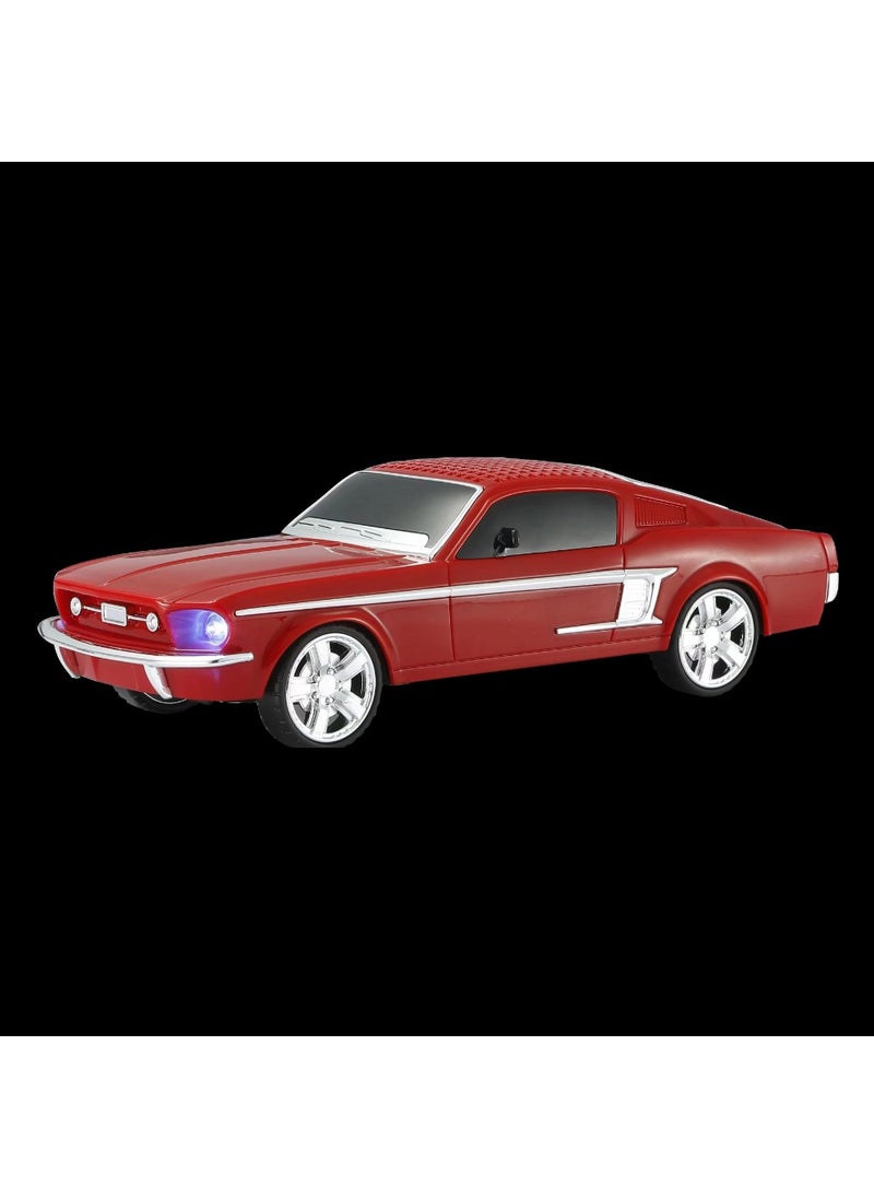 CoverZone - Wireless Speaker Bluetooth 1967 Mustang GT Looking Bluetooth Classic Car Speaker and FM Radio Wireless Speaker with USB Sd Aux Input for Office Home WS-1967 - Image 1