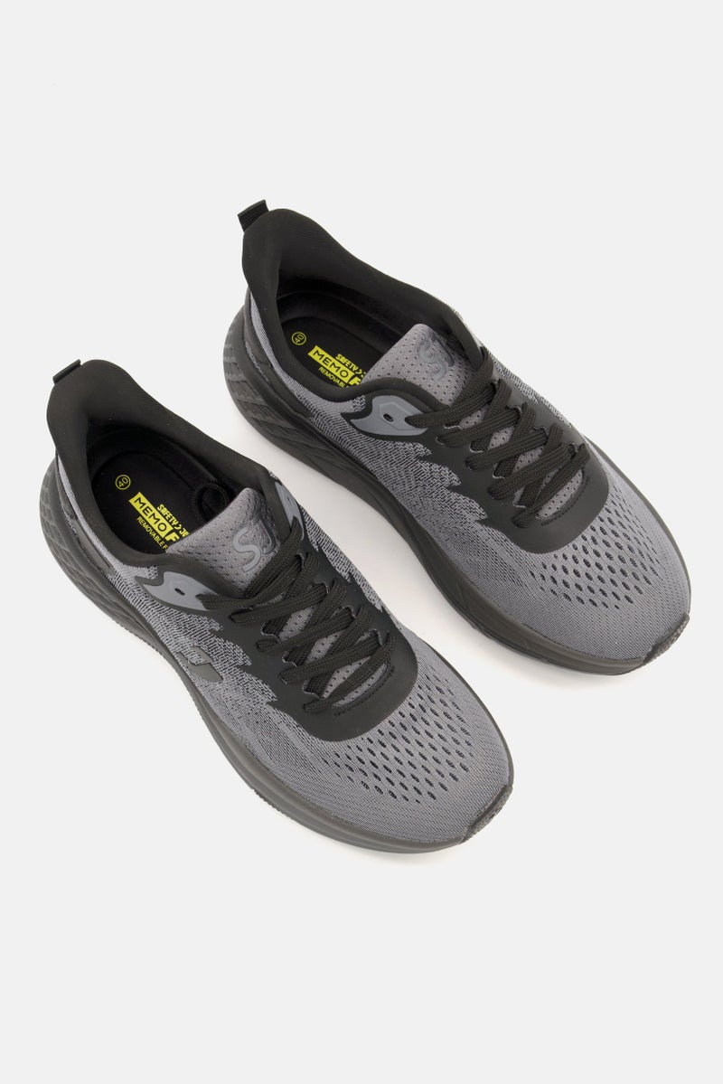 SAFETY JOGGER Men Lace Up Athletic Sport, Black  - Image 3