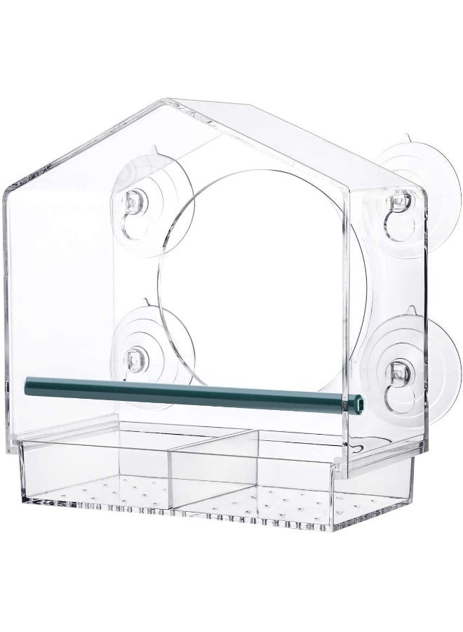 آنا حامل طيور مع نافذة شفافة من الأكريليك للتعليق في الهواء الطلق - Image 1