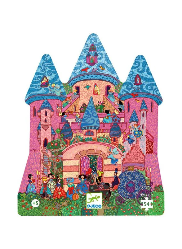 DJECO Fairy Castle Puzzle - 54Pcs