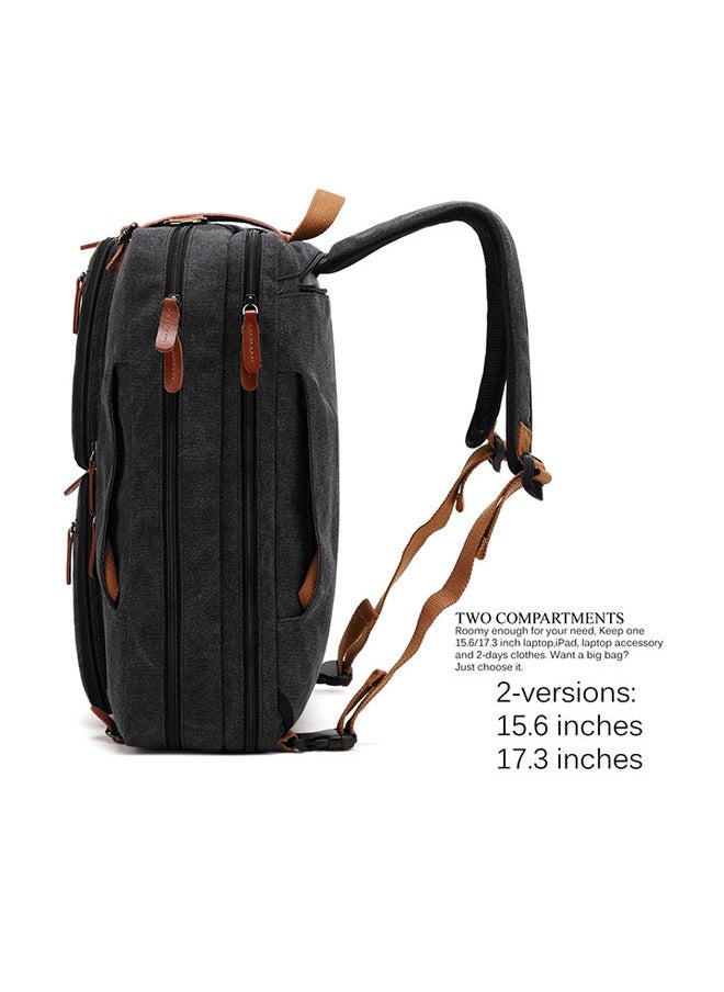 Arabest Convertible Multi-Functional Laptop Briefcase Black  - Image 3