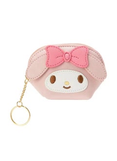 Cute Pink Bunny Leather Coin Purse for Women with Zipper, Small Cartoon Animal Change Pouch with Keychain, Ideal for Storing Coins and Small Essentials.