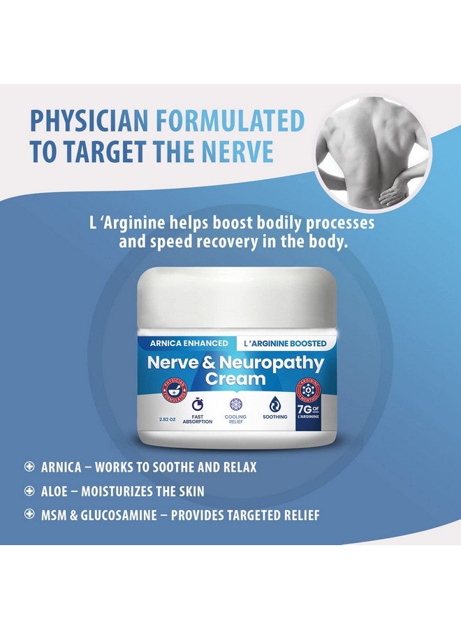 M PAIN MANAGEMENT TECHNOLOGIES Neuropathy Cream Arnica Enhanced and L’Arginine Boosted Formula - Maximum Strength Relief for Foot, Hands, Legs, Toes Includes 7grams of L’Arginine; Vitamin B6, MSM, Arnica, Aloe -2.82oz - Image 4
