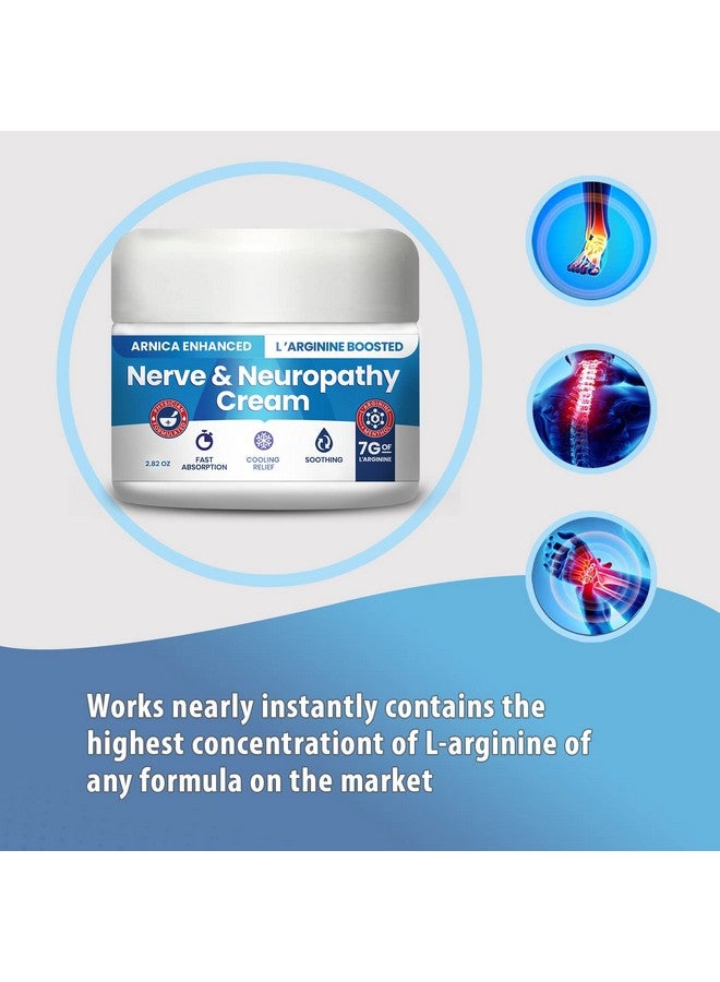M PAIN MANAGEMENT TECHNOLOGIES Neuropathy Cream Arnica Enhanced and L’Arginine Boosted Formula - Maximum Strength Relief for Foot, Hands, Legs, Toes Includes 7grams of L’Arginine; Vitamin B6, MSM, Arnica, Aloe -2.82oz - Image 2
