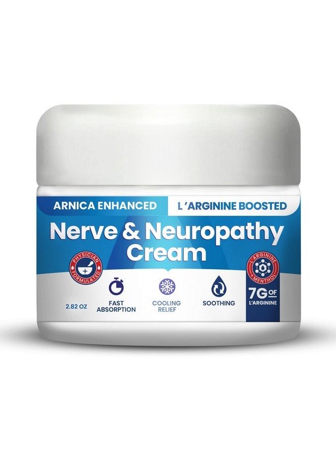M PAIN MANAGEMENT TECHNOLOGIES Neuropathy Cream Arnica Enhanced and L’Arginine Boosted Formula - Maximum Strength Relief for Foot, Hands, Legs, Toes Includes 7grams of L’Arginine; Vitamin B6, MSM, Arnica, Aloe -2.82oz - Image 1