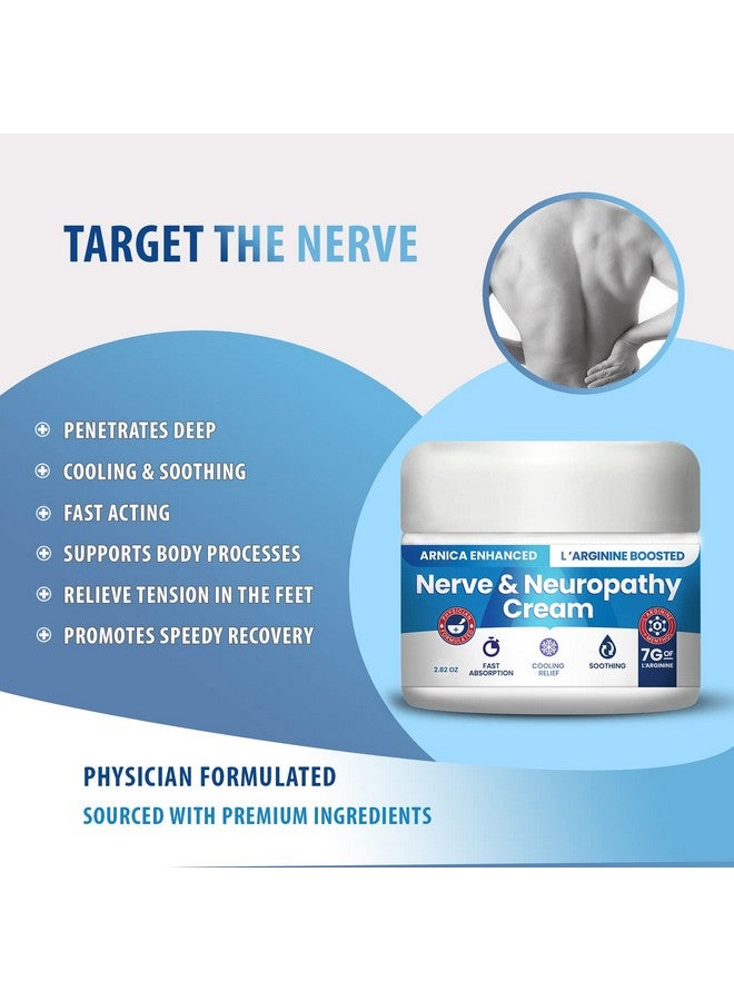 M PAIN MANAGEMENT TECHNOLOGIES Neuropathy Cream Arnica Enhanced and L’Arginine Boosted Formula - Maximum Strength Relief for Foot, Hands, Legs, Toes Includes 7grams of L’Arginine; Vitamin B6, MSM, Arnica, Aloe -2.82oz - Image 3