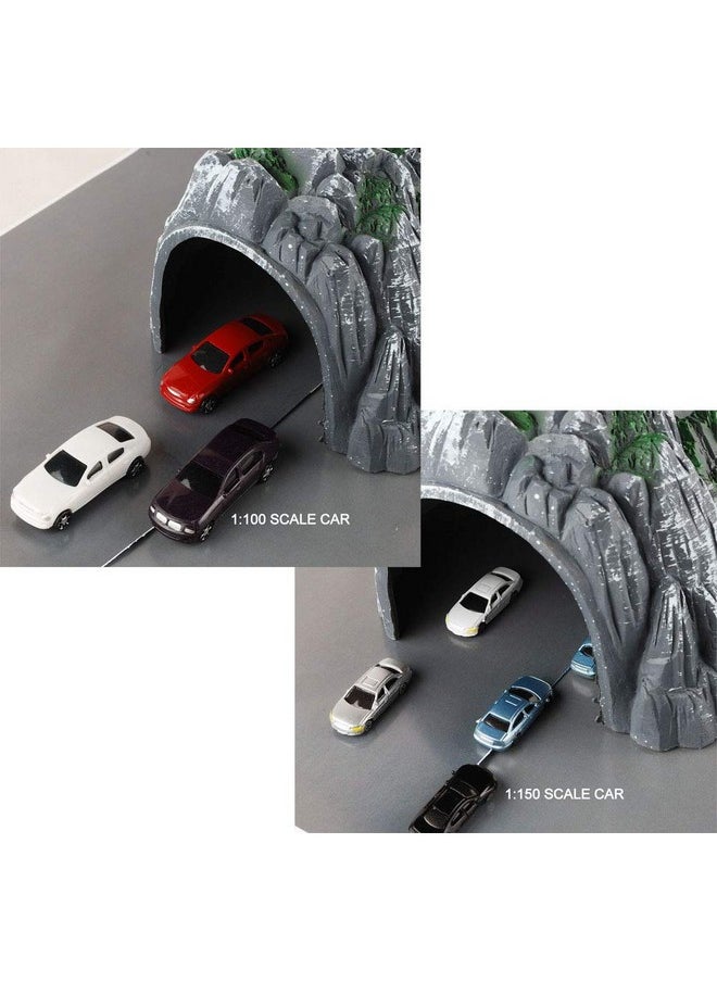 NWFashion Model Scenery 1:160 Scale N Gauge Plastic Rockery Tunnel Track Train Accessories Toy (2Pcs)  - Image 4