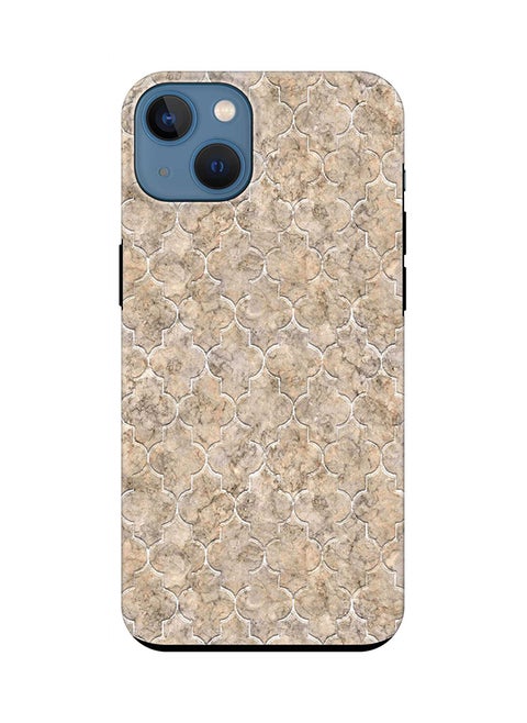 Tough Pro Series Case for Apple iPhone 14 Plus Case Dual Layer hybrid PC & TPU Customized Mobile Cover Shield with inner TPU protection Matte Finish - Arabesque Tiles