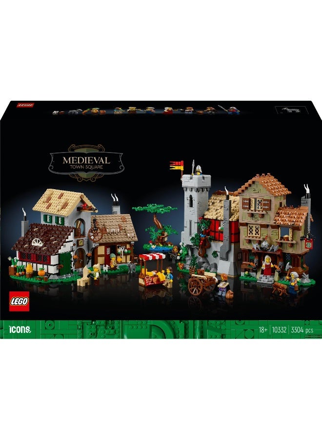 LEGO Icons Medieval Town Square 10332 Building Toy Set (3304 Pieces)  - Image 2