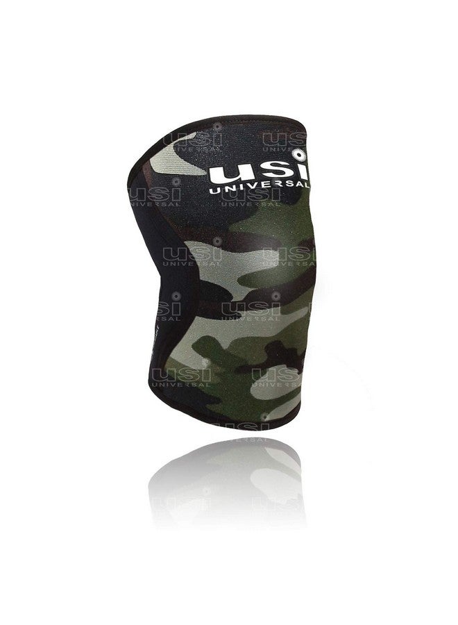 USI UNIVERSAL غلاف الركبة، دعم الركبة KS5 (عبوة من 1 زوج، سمك 5 مم) للتدريب المتقاطع، إصابة الركبة، غلاف ضغط الركبة لدعم تخفيف الألم، اللياقة البدنية، رفع الأثقال (كبير) - Image 2