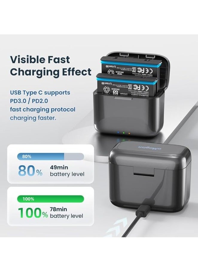 General Insta360 X4 Battery Fast Charging Hub, Fast Camera Battery Charger, Charging Storage Station  - Image 2