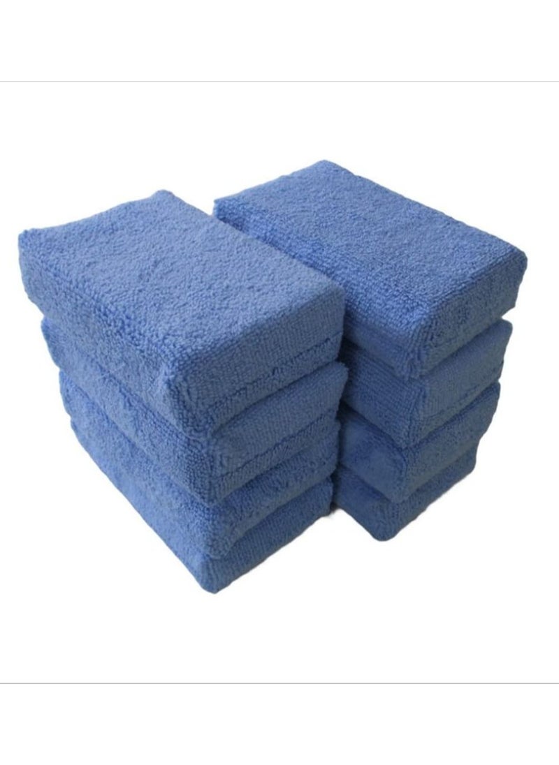 Generic 8 Microfiber Applicator Pads, Microfiber Sponges, Car Wash Pads, Cleaning Pads, Great for Applying Waxes, Sealants and Other Conditioners  - Image 2
