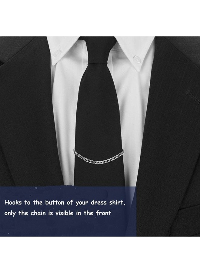 Geek-M Men's Tie Chain Fashion Necktie Link Noble Necktie Chains for Business Wedding Pack of 3 - Image 4