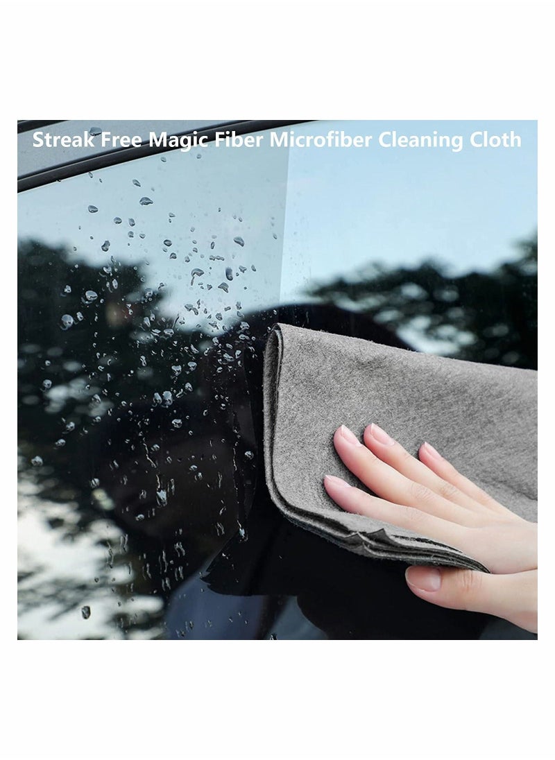 Beauenty 10Pcs Magic Cleaning Cloth Thickened Microfibre Cleaning Cloths Streak Free All Purpose Microfiber Towels Reusable Microfiber Cleaning Rag for Kitchen Bathroom Car Glass - Image 3