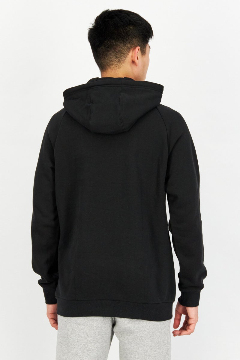 adidas Originals Men Sportswear Fit Brand Logo Outdoor Hoodie, Black - Image 3