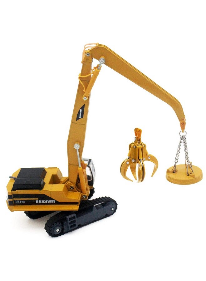 Tipmant Tipmant Alloy Die-cast Vehicle Model Toy Material Handling Diecast Crane Engineering Truck Metal Durable Kids Birthday Gift Scale1:87 - Image 1