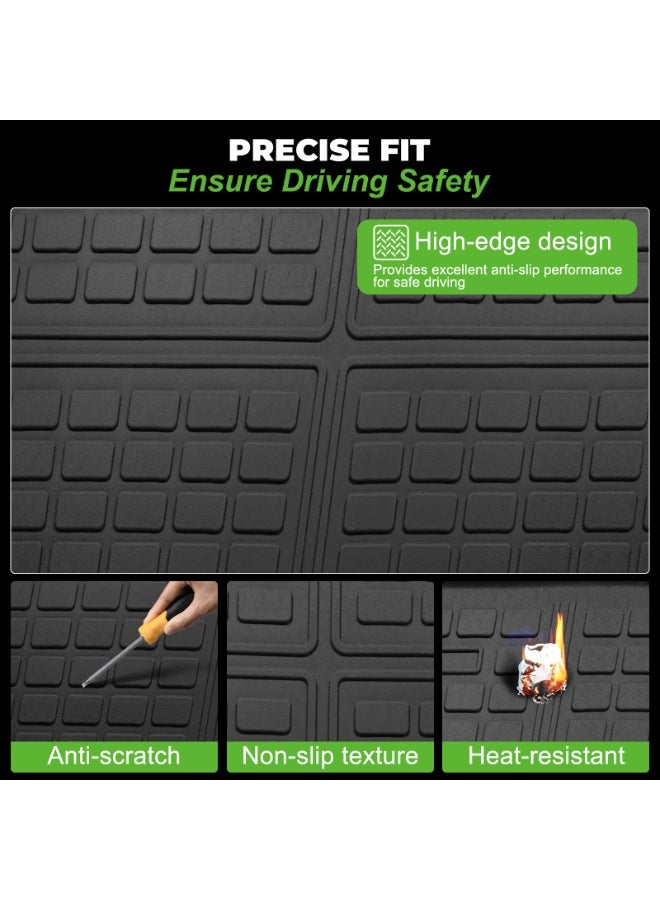 FETUSI Car Trunk Mat Fit for Jetour T2 2024 2025 Accessories – TPE Rubber Cargo Liner All Weather Waterproof Protector Cargo Liner - Image 3