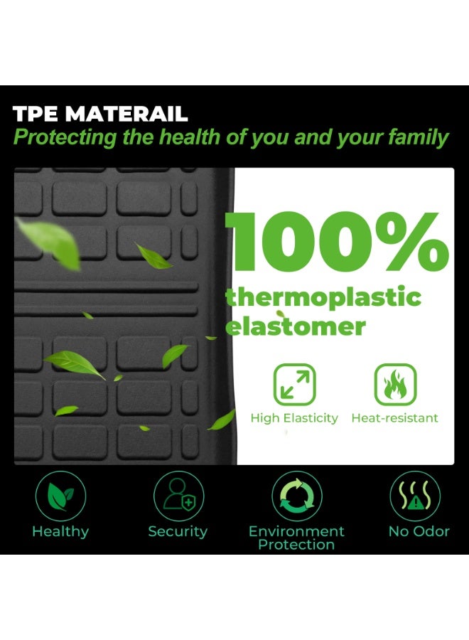 FETUSI Car Trunk Mat Fit for Jetour T2 2024 2025 Accessories – TPE Rubber Cargo Liner All Weather Waterproof Protector Cargo Liner - Image 4