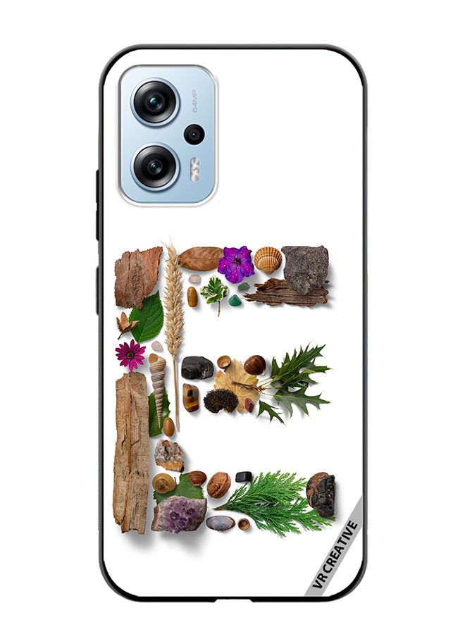 VR CREATIVE Protective Case Cover For Xiaomi Poco X4 GT Alphabet E Design Multicolour - Image 1
