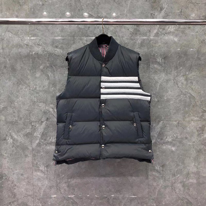 Tb Tom Classic Four-Bar Down Jacket Vest Coat Men And Women With Casual Fashion Comfortable Vest - Image 4