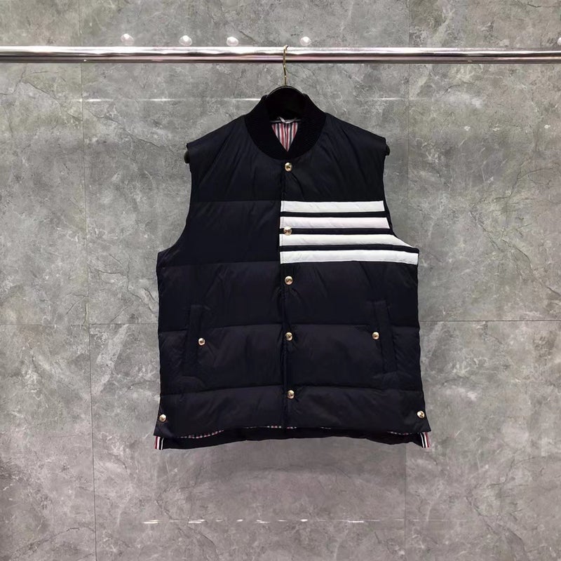 Tb Tom Classic Four-Bar Down Jacket Vest Coat Men And Women With Casual Fashion Comfortable Vest - Image 1
