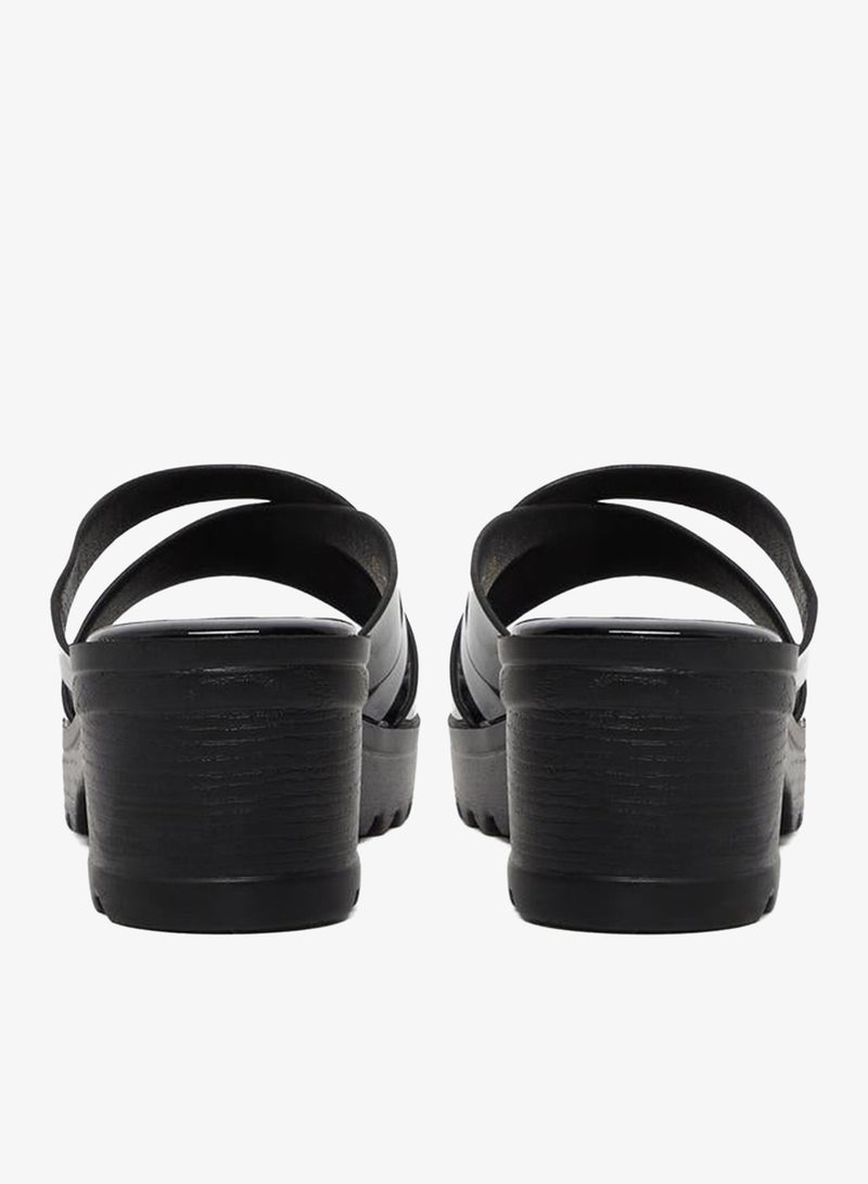 ستايلي صندل بكعب سميك وسيور كروس - Image 5